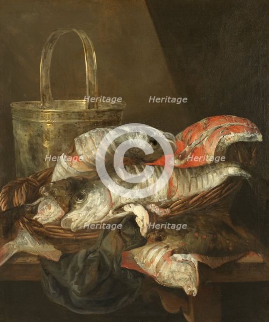 Still Life with Haddocks and Plaice. Creator: Abraham van Beyeren.