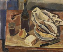 Still Life with Herring, 1934. Creator: Gustave De Smet