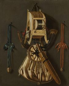 Still Life with Implements of the Hunt, 1670-1686. Creator: Johannes Leemans