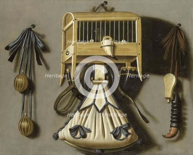 Still Life with Implements of the Hunt, 1678. Creator: Johannes Leemans.