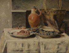 Still Life with Jar, 1881-1885. Creator: Henri Jean Augustin de Braekeleer