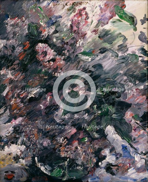 Still Life with Lilacs, 1917. Creator: Lovis Corinth.