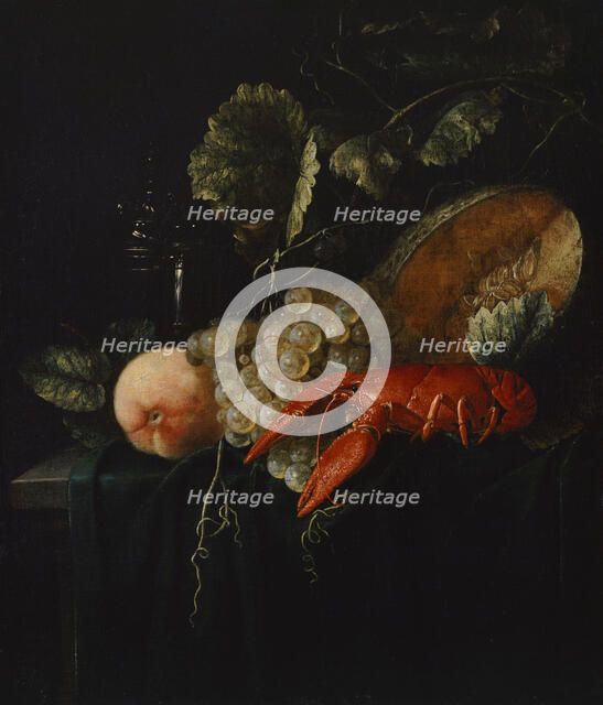 Still life with lobster, Second Half of the 17th cen.. Creator: Anonymous.