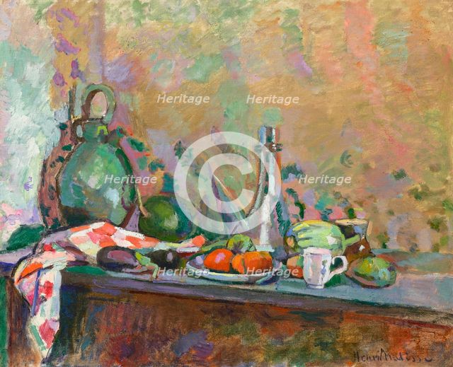 Still life with purro, 1904. Creator: Matisse, Henri (1869-1954).