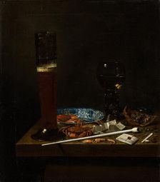 Still life with Passglas, c1640-1662. Creator: Jan Jansz van de Velde