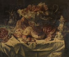 Still Life with Pastries, 1886. Creator: Willem Linnig II