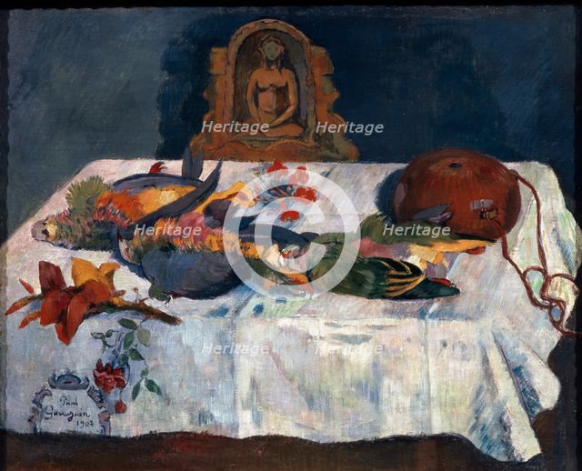 'Still life with Parrots', 1902.  Artist: Paul Gauguin