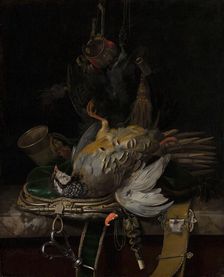 Still Life with Partridges, c1647-1683. Creator: Willem van Aelst
