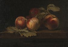 Still Life with Peaches, late 18th-early 19th century. Creator: ttributed to Gerard van Spaendonck (1746-1822)