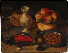 Still Life with Pike’s Head, 1600-1610. Creator: Georg Flegel