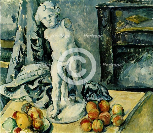 Still Life with Plaster Cupid (L’Amour en plâtre), 1895. Artist: Cézanne, Paul (1839-1906)