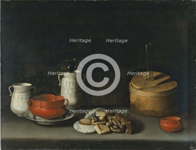 Still Life with Porcelain and Sweets, 1627. Creator: Juan van der Hamen y León.