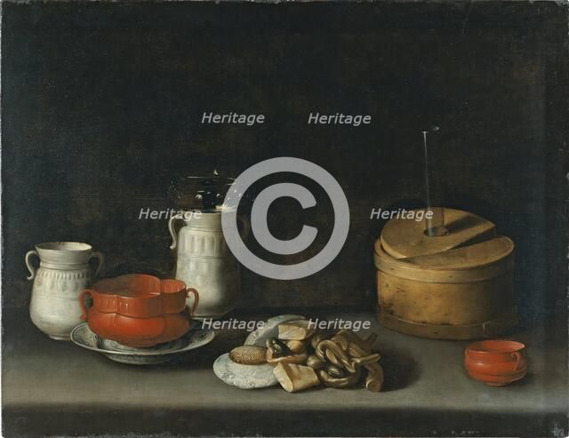 Still Life with Porcelain and Sweets, 1627. Creator: Juan van der Hamen y León.