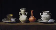 Still Life with Pots, c1650. Creator: Francisco de Zurbaran