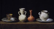 Still Life with Pots, c1650. Creator: Francisco de Zurbaran