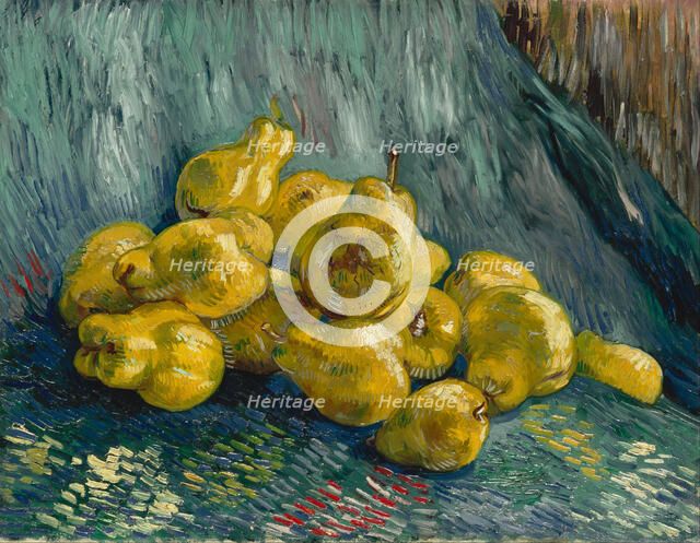 Still Life with Quinces, 1887-1888. Artist: Gogh, Vincent, van (1853-1890)