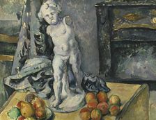 Still Life with Statuette, 1890s. Creator: Paul Cezanne