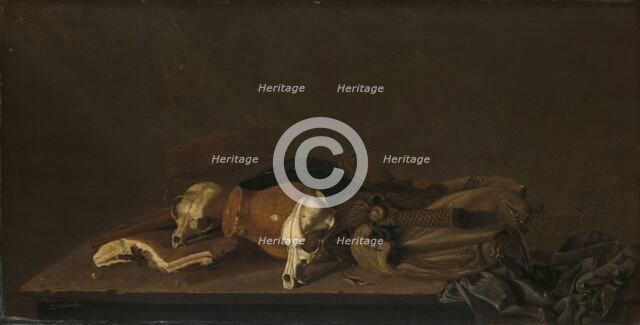 Still Life with Suckling-Pig Skulls, 1620-1640. Creator: Anon.