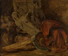 Still Life with Sculpture, c1870s. Creator: Willem Linnig II