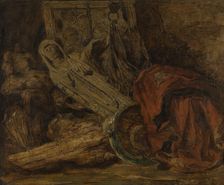 Still Life with Sculpture, c1870s. Creator: Willem Linnig II