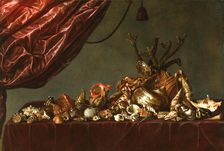 Still Life with Shells, 1659. Creator: Susenier, Abraham (c. 1620-c. 1666)