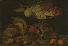 Still Life with Silver Vase, c1620. Creator: Unknown