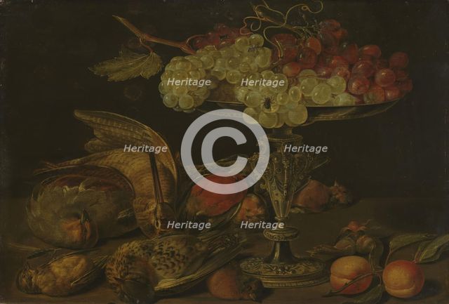 Still Life with Silver Vase, c1620. Creator: Unknown.