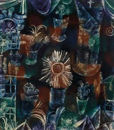 Still life with the thistle blossom, 1919. Creator: Klee, Paul (1879-1940)