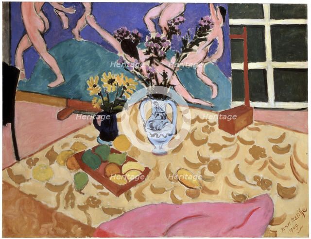 'Still life with 'The Dance'', 1909.  Creator: Henri Matisse.