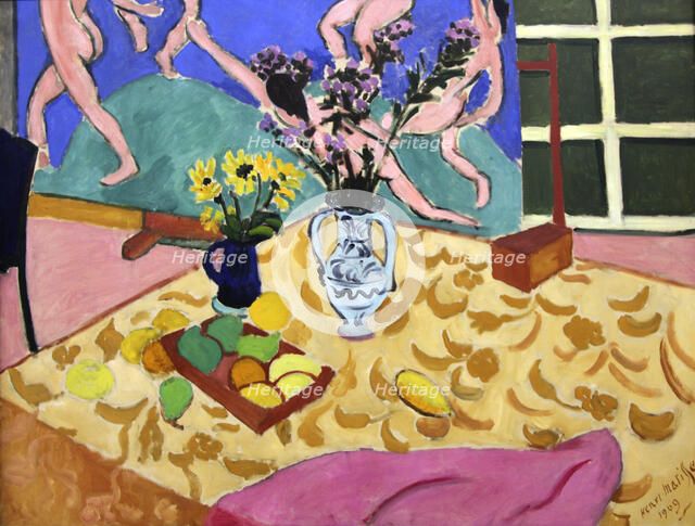 'Still Life with 'The Dance'', 1909.  Creator: Henri Matisse.