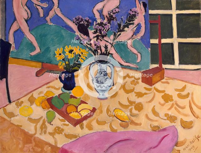 Still Life with The Dance, 1909. Creator: Henri Matisse.