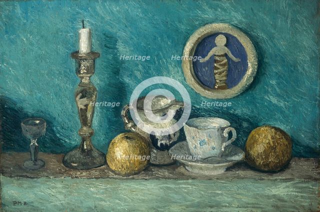 Still Life with the della Robbia Putto, c. 1905. Creator: Modersohn-Becker, Paula (1876-1907).