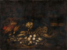 Still Life with Vegetables, 1650-1670. Creator: Unknown