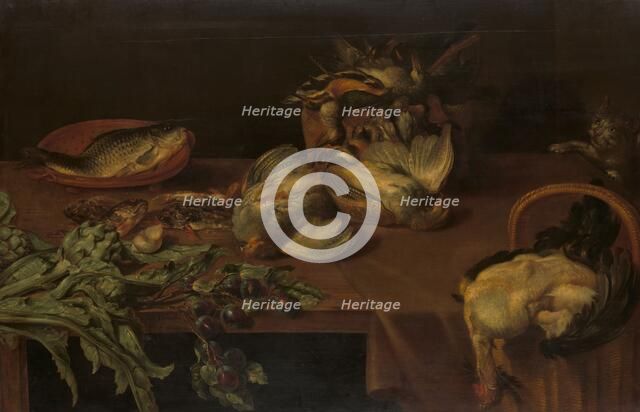 Still Life with Wild Fowl, 1632. Creator: Alexander Adriaenssen.