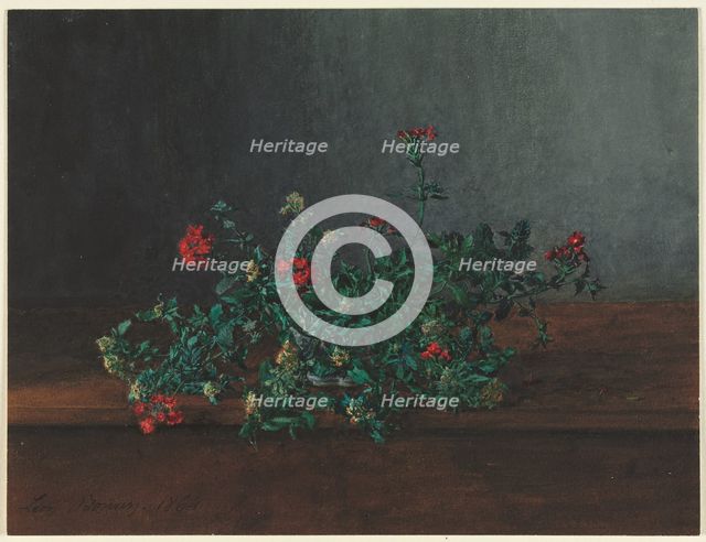 Still Life with Wild Flowers, 1864. Creator: Léon Bonvin (French, 1834-1866).
