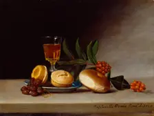Still Life with Wine Glass, 1818. Creator: Raphaelle Peale