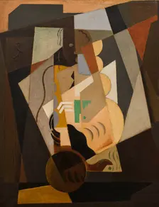 Still Life. Woman with a Mandolin, 1917-1918