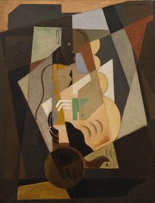 Still Life. Woman with a Mandolin, 1917-1918