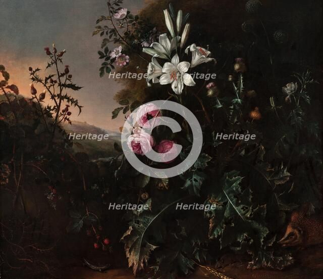 Still Life, about 1670. Creator: Matthias Withoos.