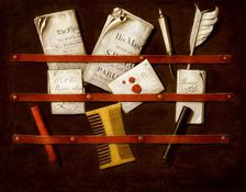 Still Life, about 1696. Creator: Edwaert Collier