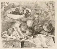 Still Life, after Paul Cezanne, 1914. Creator: Maurice Denis