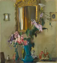 Still Life: An Interior, 1931. Artist: Konstantin Somov