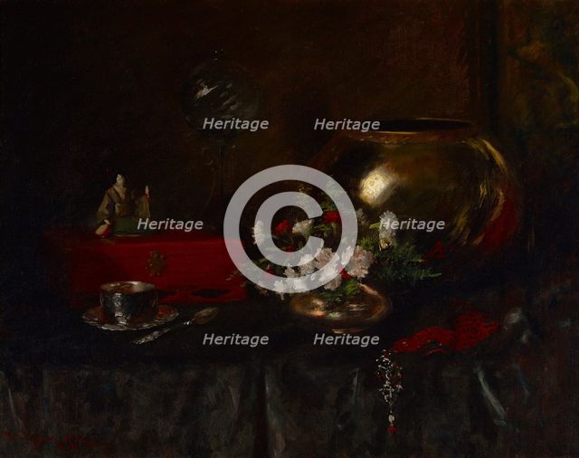 Still Life (Brass Bowl), about 1903. Creator: William Merritt Chase.