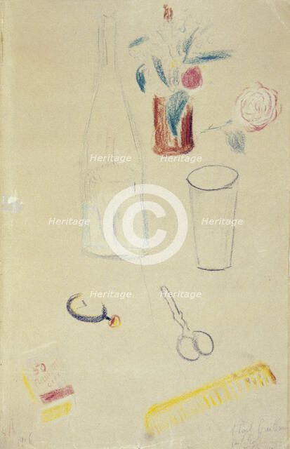 Still Life, c1900.  Artist: Guillaume Apollinaire