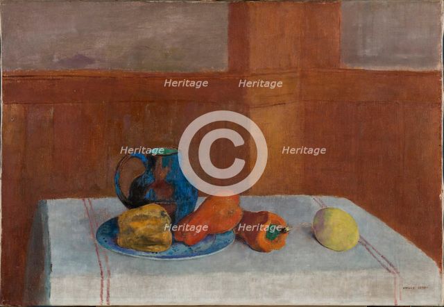 Still life, ca 1901. Creator: Redon, Odilon (1840-1916).