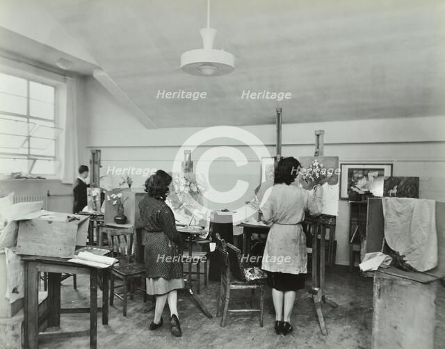Still life class, Saint Martin's School of Art, London, 1939. Artist: Unknown.