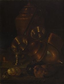 Still Life (Hen with Brass and Copper Vessels), 2nd half of 17th century. Creator: Martin Dichtl