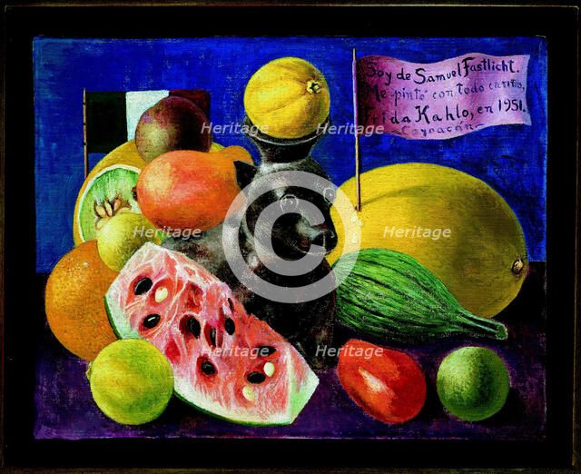 Still Life (I Belong to Samuel Fastlicht), 1951.  Creator: Frida Kahlo.