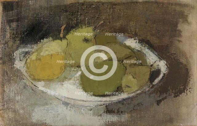 Still Life in Green, c1930. Creator: Helene Schjerfbeck.