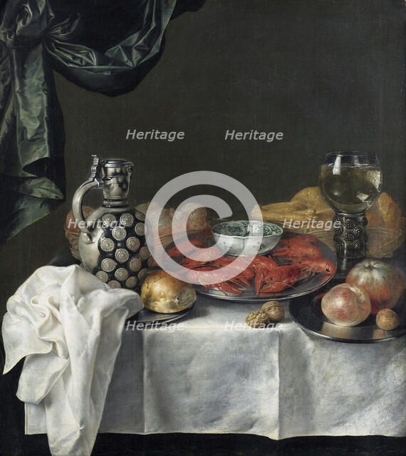 Still life, mid-to-late 17th century. Creator: Jan van Kessel II.